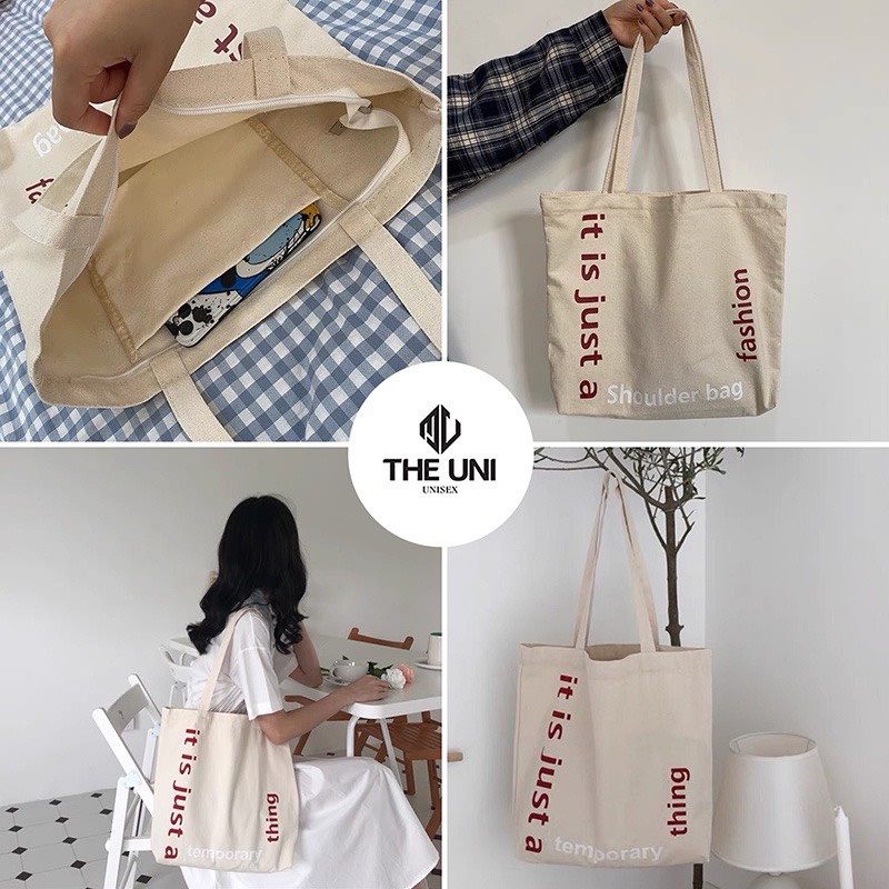 Các Mẫu Túi Tote Túi Vải Canvas Hàng Quảng Châu Loại Chất Đẹp Kiểu Dáng Bao Xinh