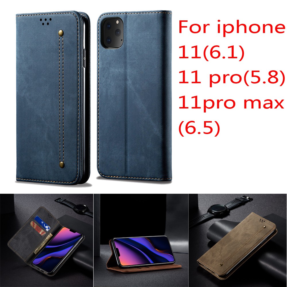 Bao da điện thoại dạng ví thiết kế kiểu doanh nghiệp cho Apple iPhone 11 Pro Max iP11 Pro 12 Pro Max iP12 Mini 12/12 Pro | BigBuy360 - bigbuy360.vn