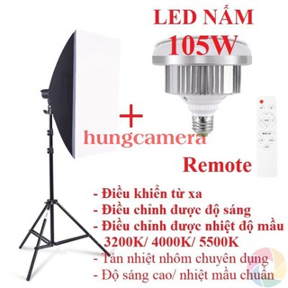 LDYI Bộ Đèn Studio Điều Khiển từ Xa, Điều Chỉnh Độ Sáng chuyên nghiệp 12 AO28