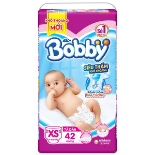 Tã dán BoBy chính hãng các size (XS42,S56,M48,L42)
