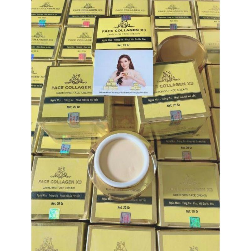 [CHÍNH HÃNG100%]  KEM FACE COLLAGEN X3 TRẮNG HỒNG MỊN MÀNG
