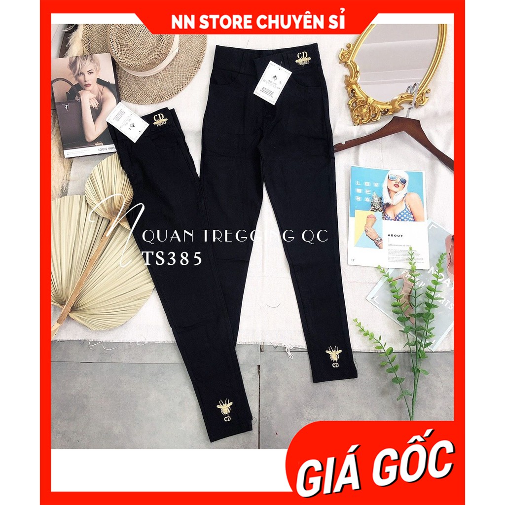 QUẦN TREGGING THÊU ONG CD CAO CẤP TS385 ⚡100% ẢNH THẬT