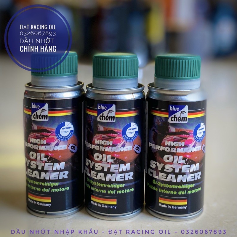 Bộ đôi dung dịch súc động cơ Bluechem Oil System Cleaner 50ml và Vệ sinh buồng đốt Bluechem Fuel System Cleaner 50ml