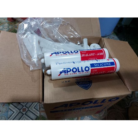 Keo silicon apollo A300 trắng trong