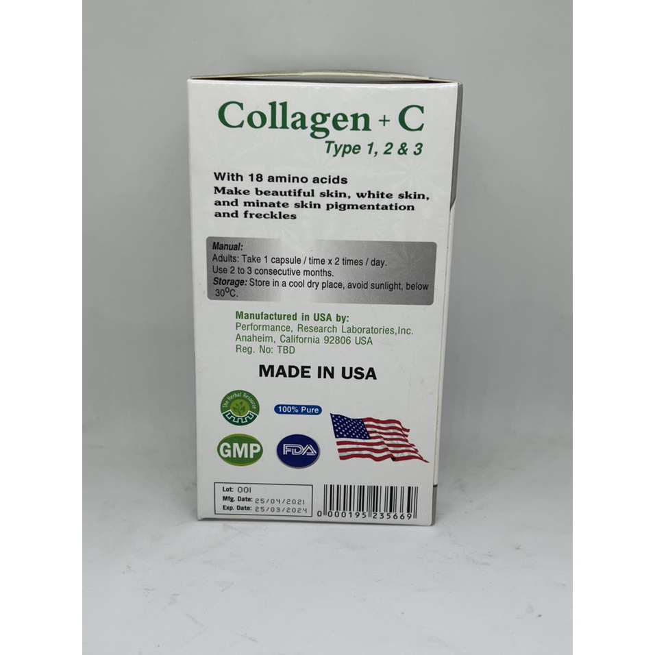 Viên Uống Collagen C 16000mg Đẹp Da, Chống Lão Hóa, Mờ Thâm, Trắng Da