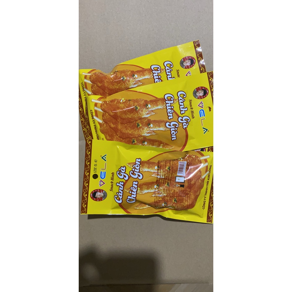 10 gói bim bim cánh gà chiên giòn, đồ ăn vặt hot