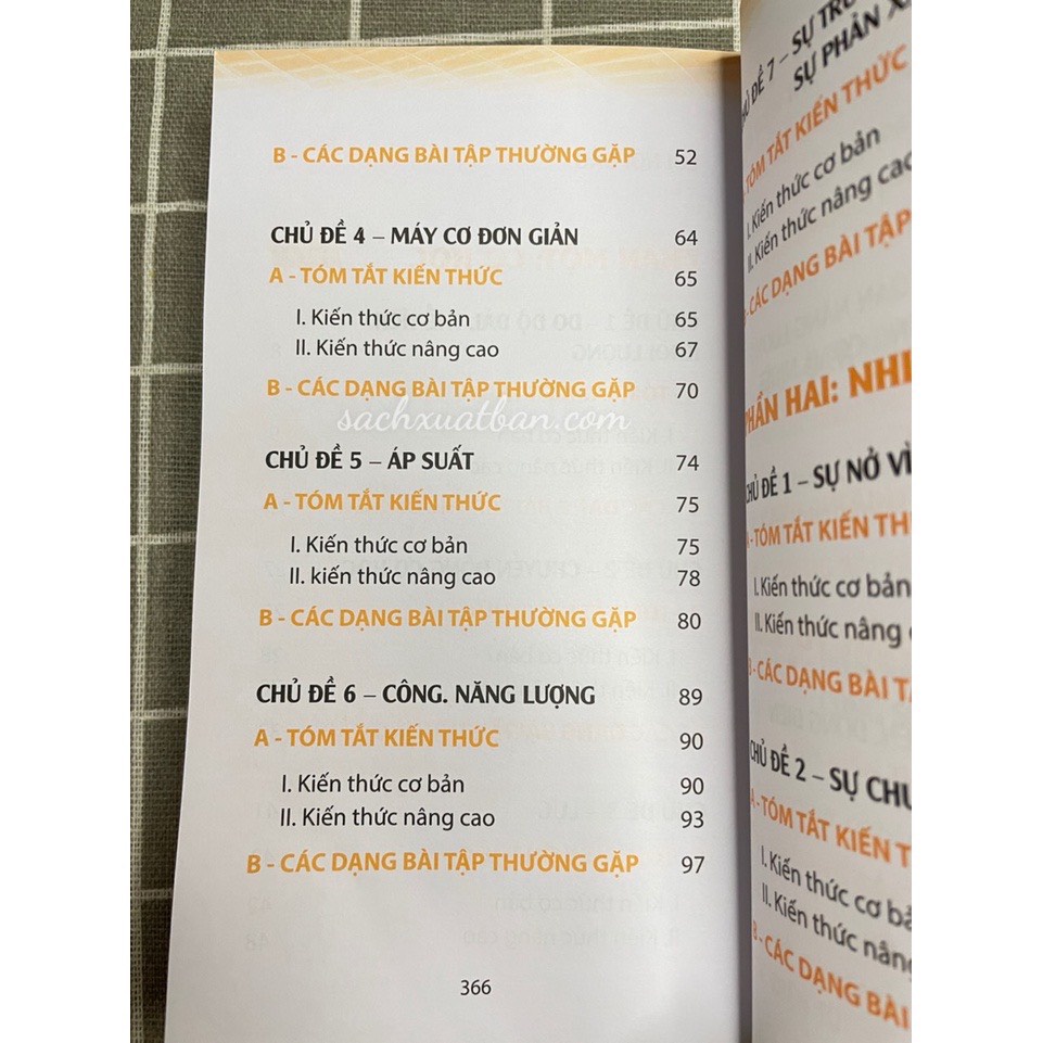 Sách : Sổ Tay Kiến Thức Vật Lí Trung Hoc Cơ Sở