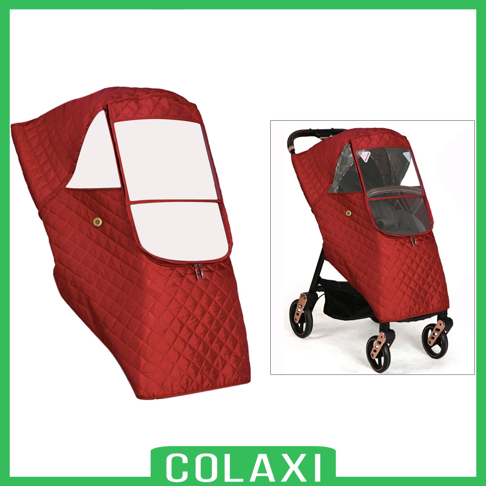 [COLAXI] Winter Thicken Stroller Rain Cover Dustproof Protector Breathable for Pram