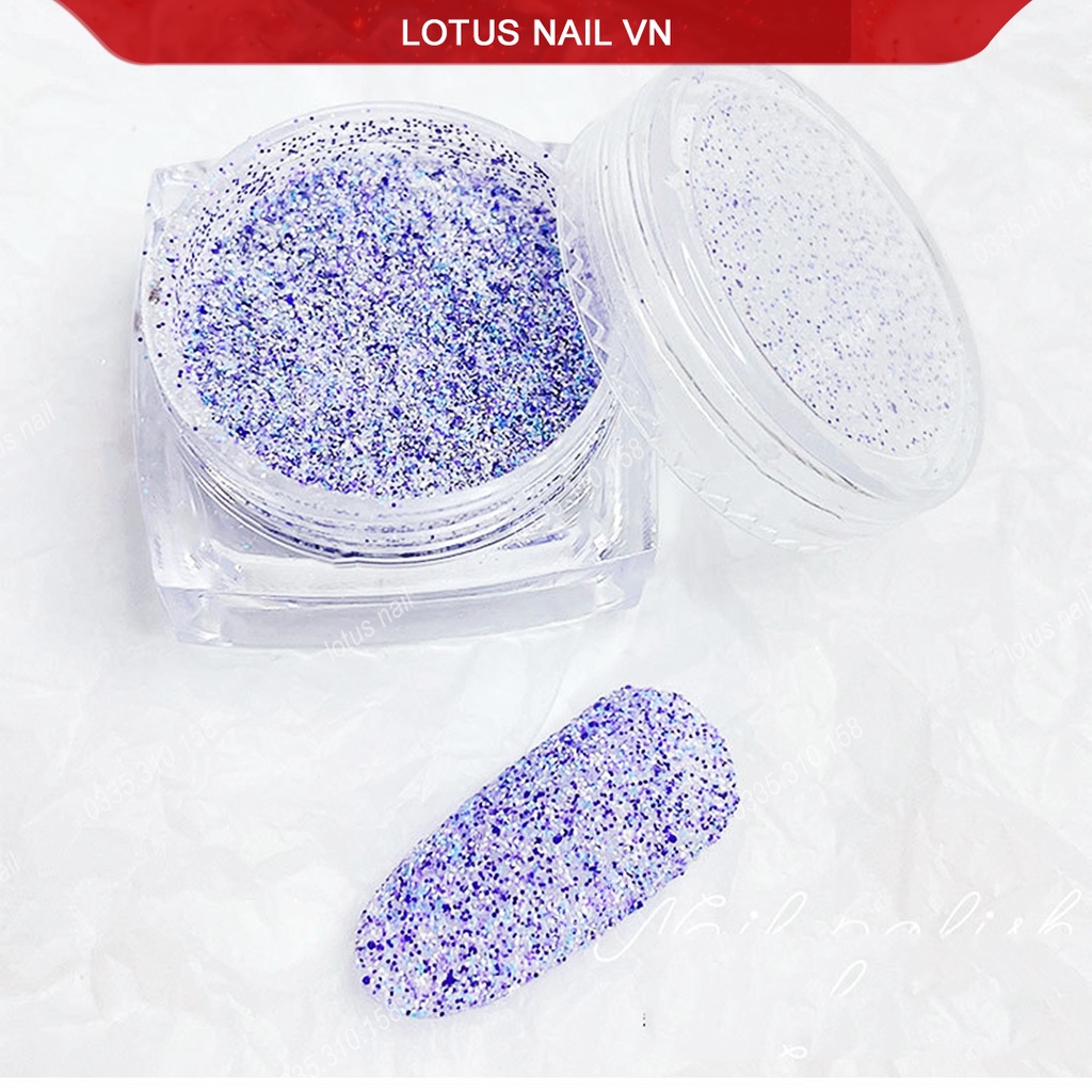 Nhũ dạ nail Hàn Quốc  set 6 màu trang trí móng