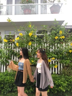 Áo cardigan len mỏng mùa hè