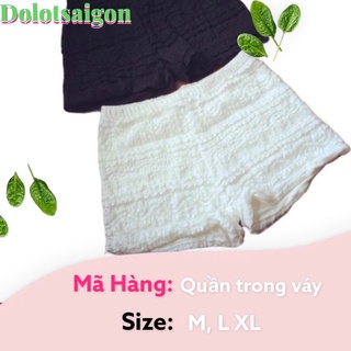 Quần mặc trong váy ren 2 lớp