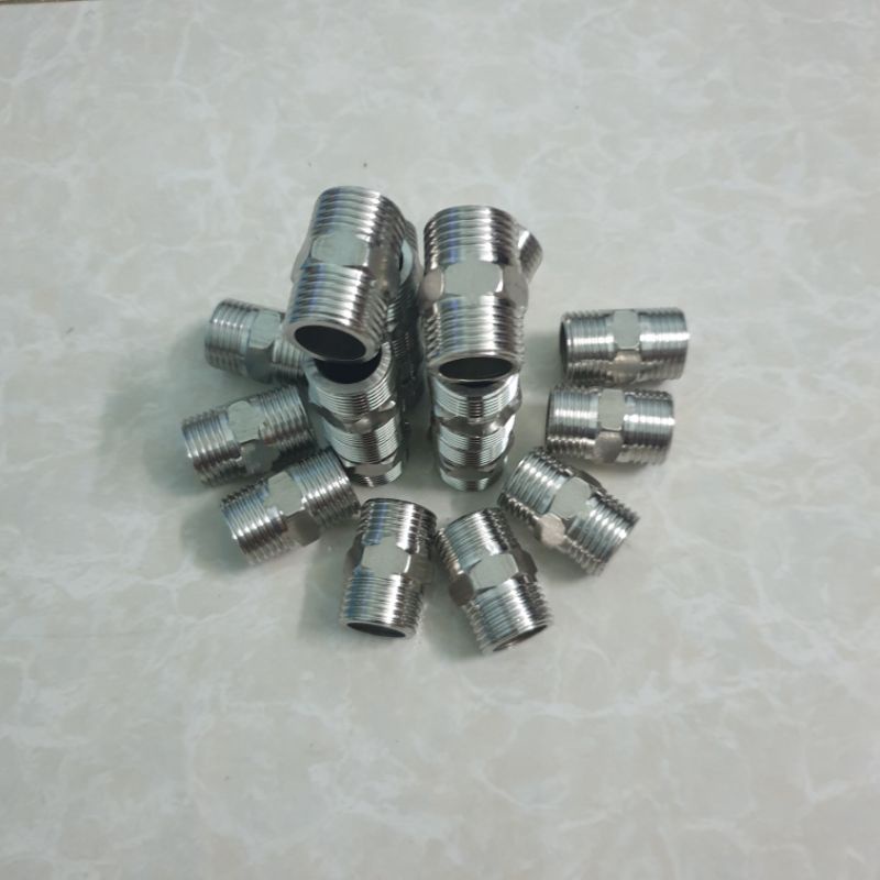 20 chiếc kép inox nối 2 đầu ren giá rẻ tại hà nội.