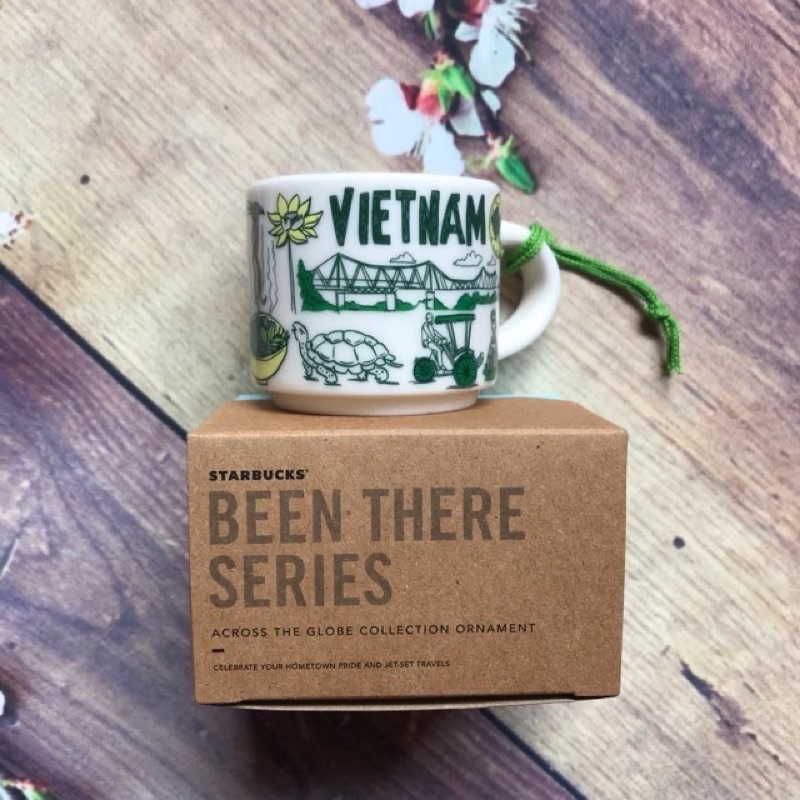 Cốc sứ Starbucks Been There VietNam 2oz 60ML