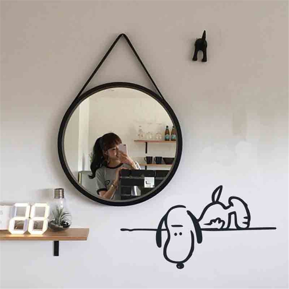 Miếng Dán Tường Trang Trí Hình Chú Chó Dễ Thương