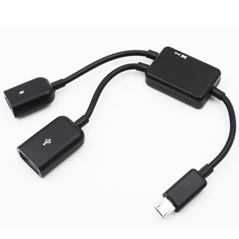Dây Cáp OTG Micro USB 2 Trong 1 Chuyên Dụng Cho Điện Thoại Di Động
