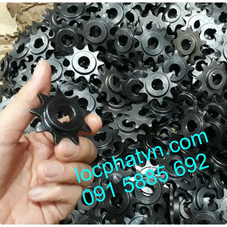 Nhông xe đạp điện, phụ tùng xe đạp điện nhông 9 răng trục lỗ trong 11 mm 1x-9RT11