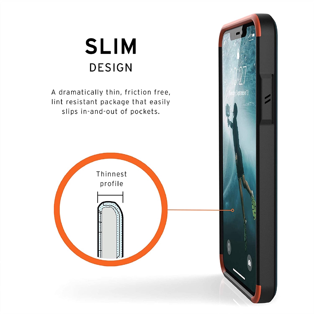 Ốp điện thoại thiết kế UAG Civilian chống rơi cấp quân đội cho iPhone 11 Pro XS MAX XR X 6 6S 7 8 Plus SE 2020