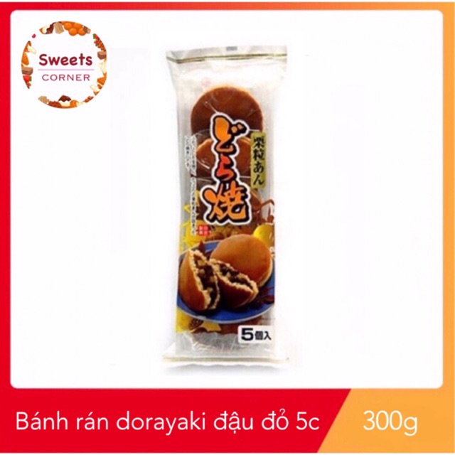 Bánh rán nhân đậu đỏ hạt dẻ Marukyo Kuri Iri Dorayaki 300g (3 loại)