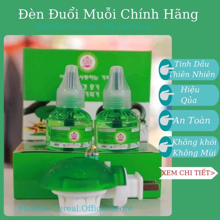 Đèn đuổi muỗi tinh dầu thiên nhiên hàn quốc