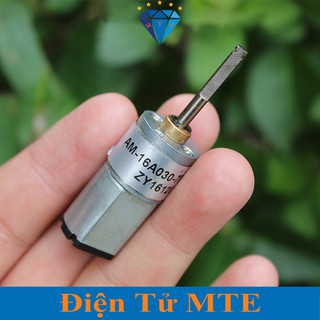 Động Cơ Giảm Tốc Mini DC6-12VDC 030 160RPM - Chế tua vít điện, xe mô hình...