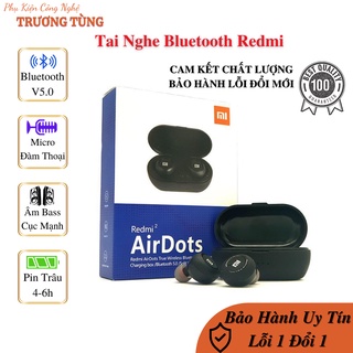 Tai nghe bluetooth không dây Redmi 2 airdots, Chống ồn có micro đàm thoại Âm thanh không hay shop hoàn tiền