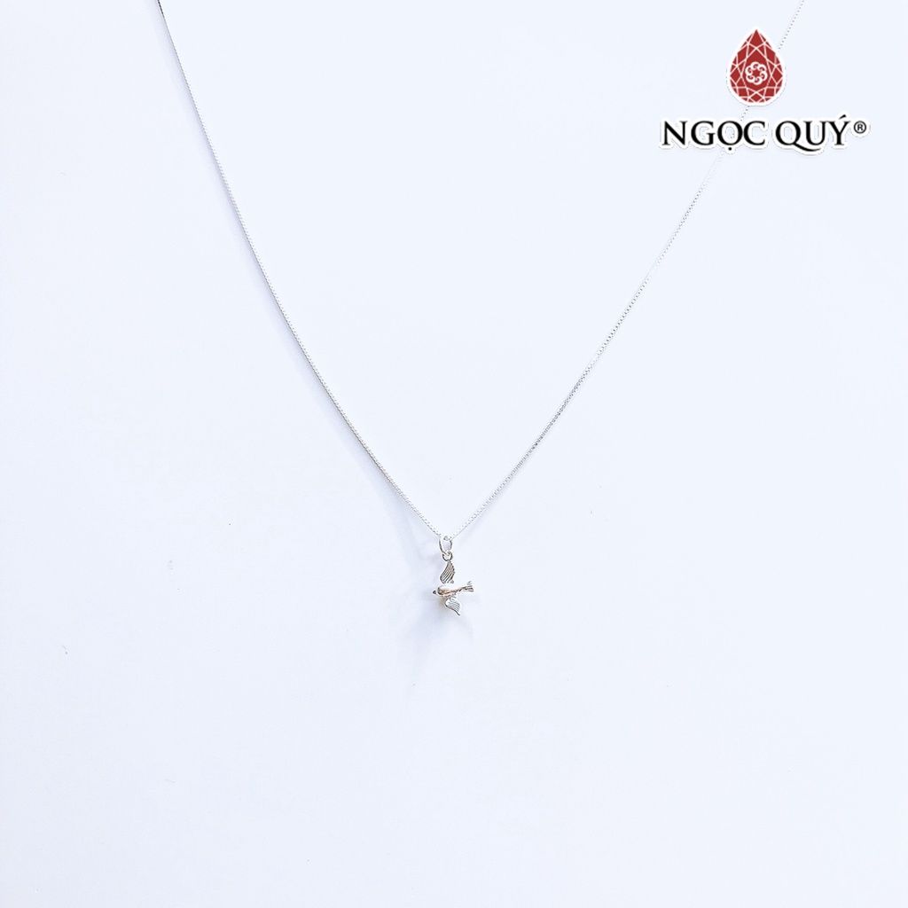 Dây chuyền bạc mặt chim - Ngọc Quý