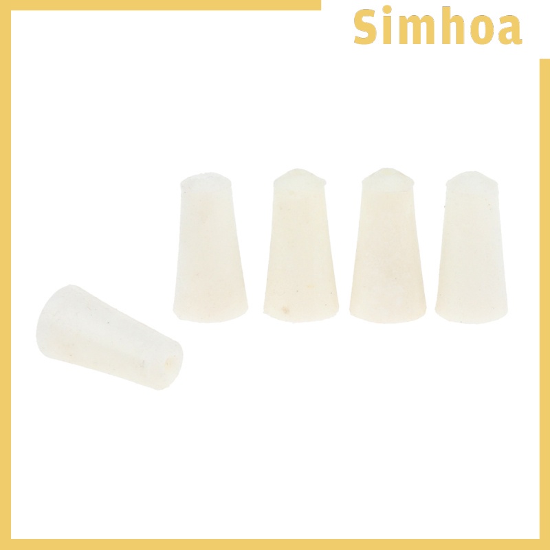 [Hàng mới về] Bộ 5 cái nút cao su đậy chặn ống nghiệm đa dụng 9-13mm