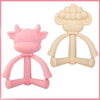 Đồ Chơi Ngậm Mọc Răng Hình Động Vật Bằng Silicon Cho Bé