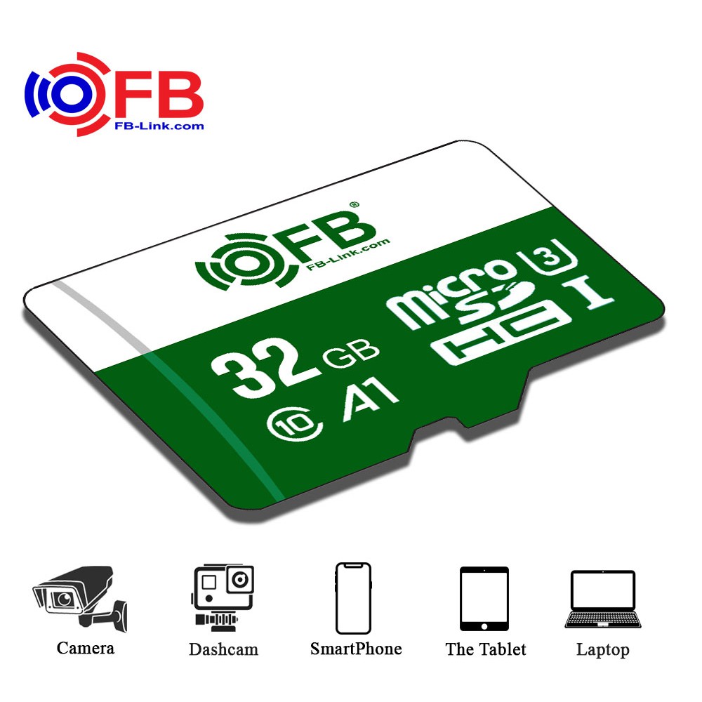 Thẻ nhớ MicroSD FB-LINK 32GB - BOX C10 (Chuyên dùng camera)