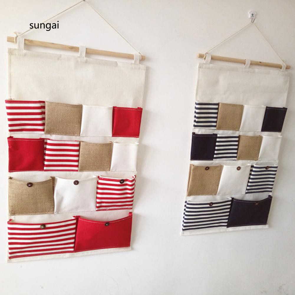 Túi Treo Tường Đựng Vật Dụng 13 Ngăn Tiện Lợi | BigBuy360 - bigbuy360.vn