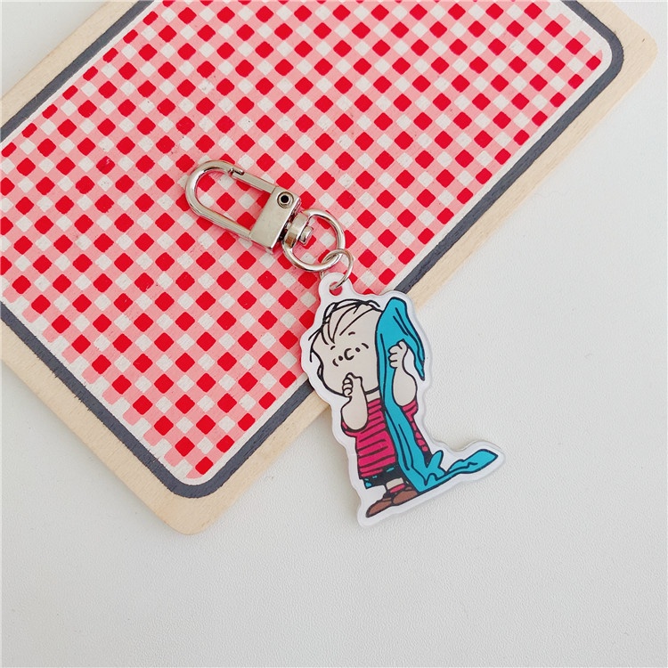 Móc khóa hình nhân vật hoạt hình snoopy xinh xắn dành cho trang trí