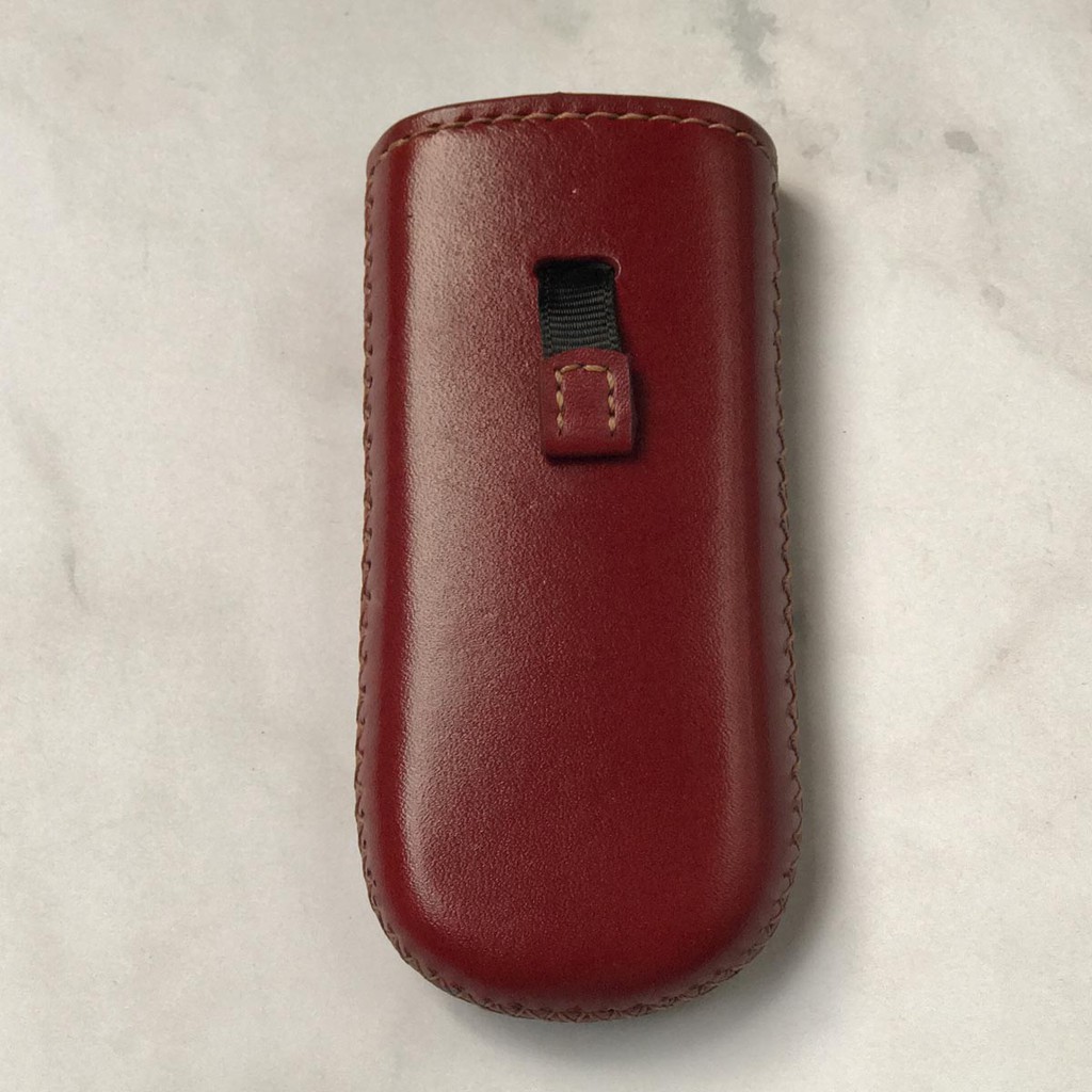 Bao điện thoại Nokia 6700 màu Đỏ đô - Da bò nhập khẩu - Bao da Handmade M241