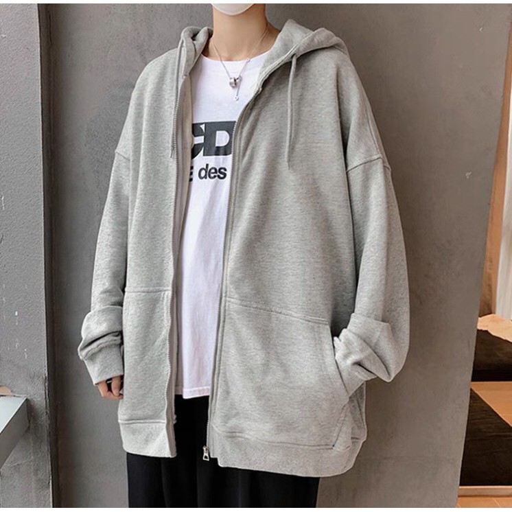 ÁO KHOÁC HOODIE NAM TRƠN VẢI NỈ ĐỦ MÀU ĐƠN GIẢN DỄ PHỐI ĐỒ - GU FASHION | BigBuy360 - bigbuy360.vn