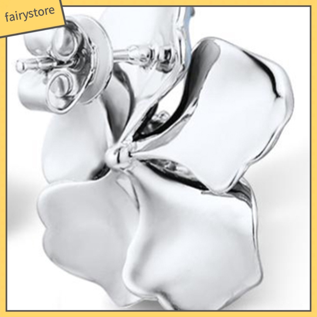 Bông Tai Hình Hoa Đính Đá Lấp Lánh Cho Nữ