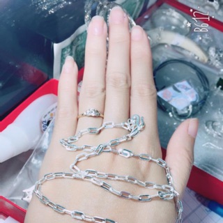 Dây chuyền xích bạc