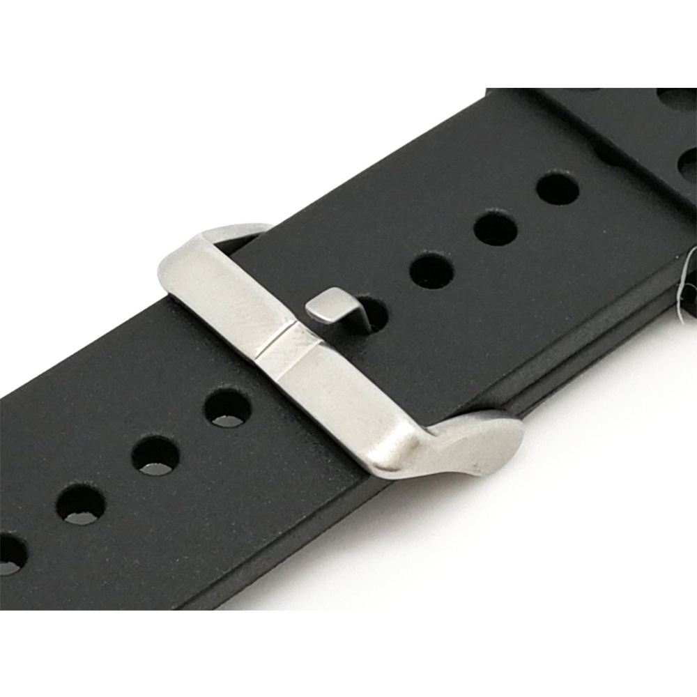 Dây Đeo Đồng Hồ Thể Thao Bằng Silicon Màu Đen 20mm 22mm 24mm Chống Thấm Nước Cho Seiko Diver Scuba