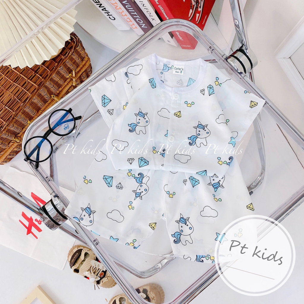 SET 5 BỘ CỘC LANH LỤA CHO BÉ GÁI 3 ĐẾN 9KG