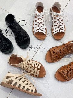 SANDAL CỘT DÂY CHIẾN BINH BÍT GÓT