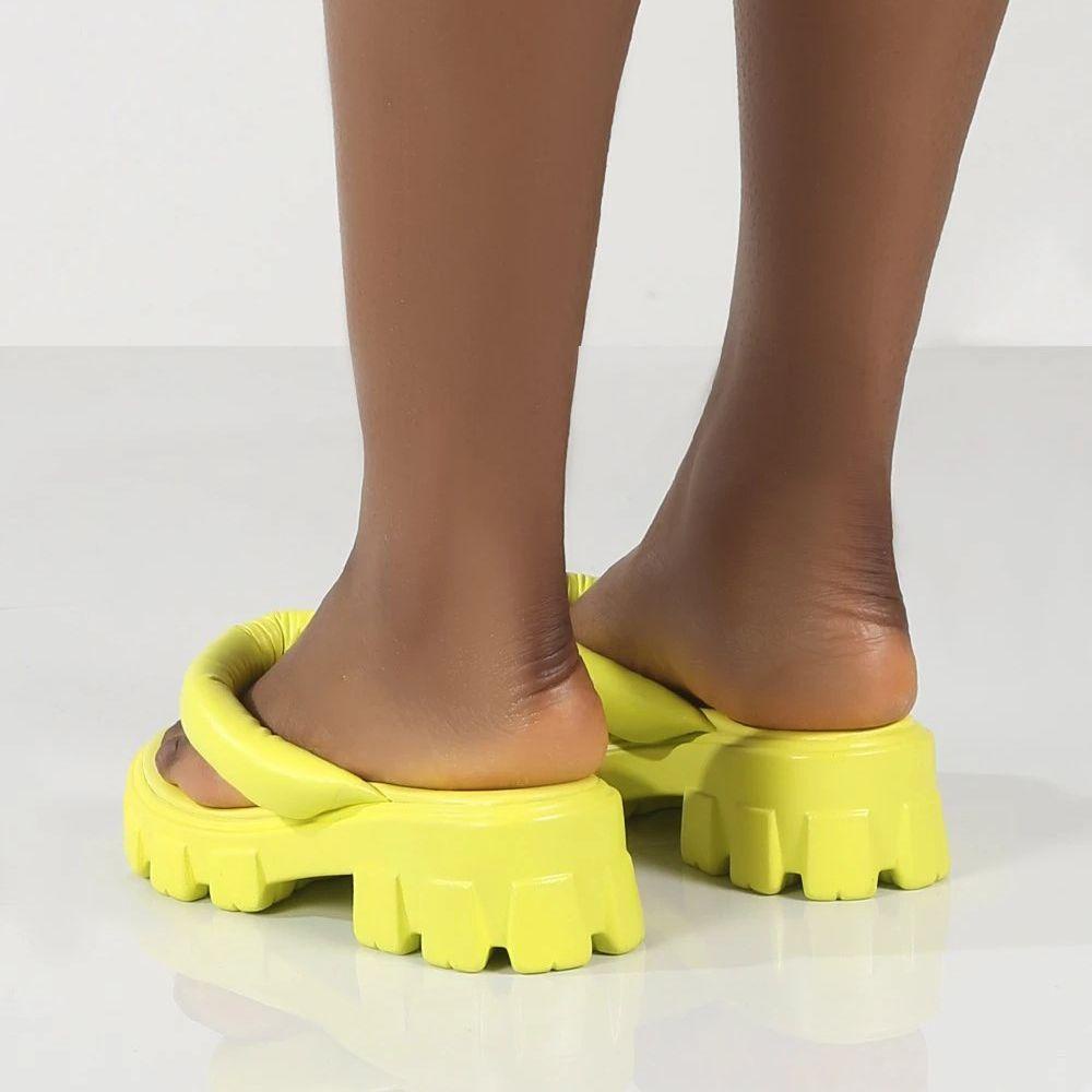 .Dép Xỏ Ngón Đế Dày Thiết Kế Thời Trang Cho Nữ