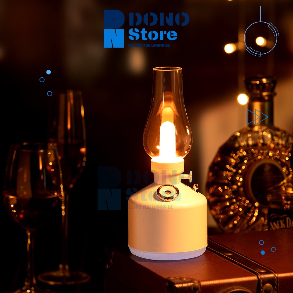 Máy phun sương xông tinh dầu tạo ẩm không khí có đèn ngủ