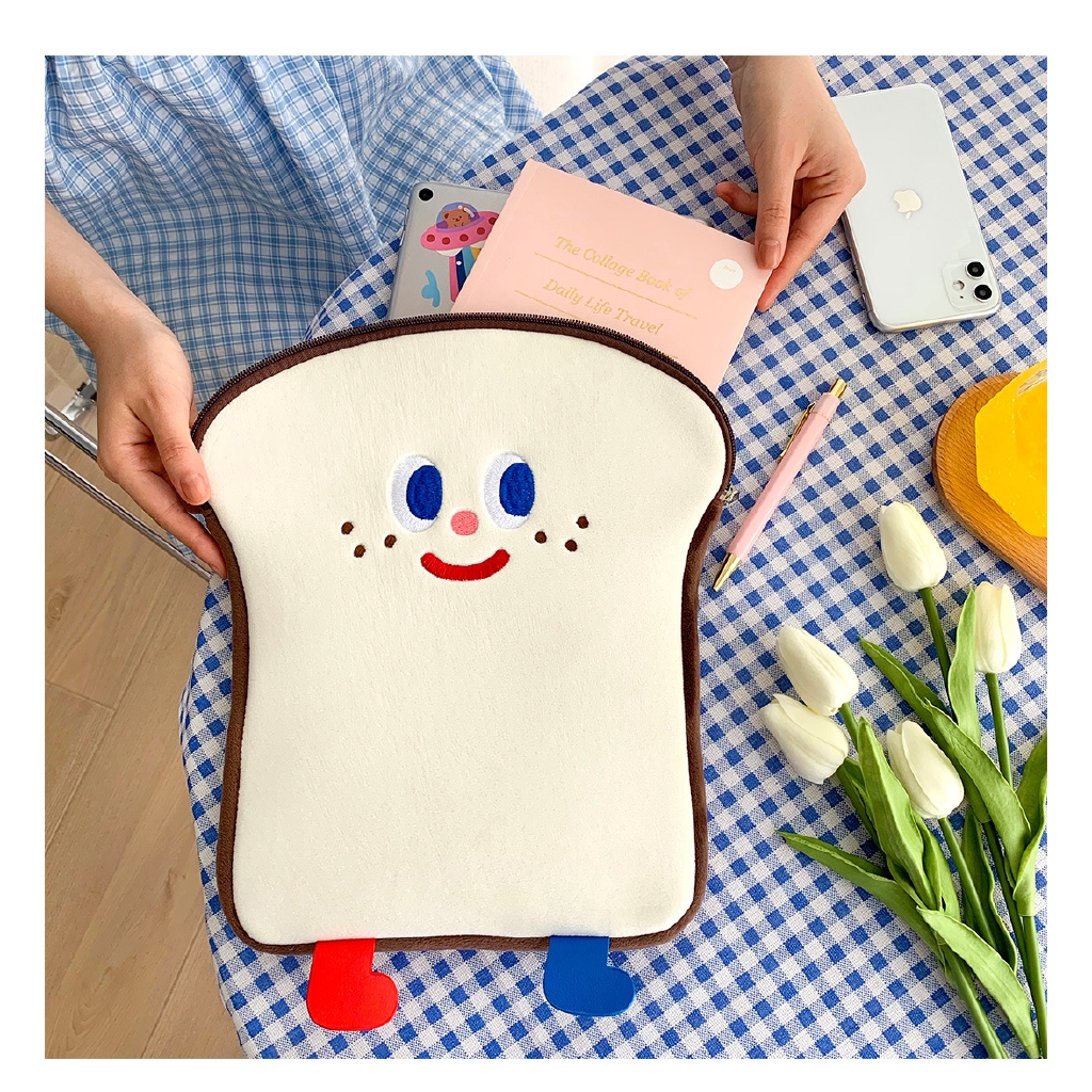 Túi Đựng Ipad Hình Bánh Mì Nướng Dễ Thương 38cm. 23cm | BigBuy360 - bigbuy360.vn