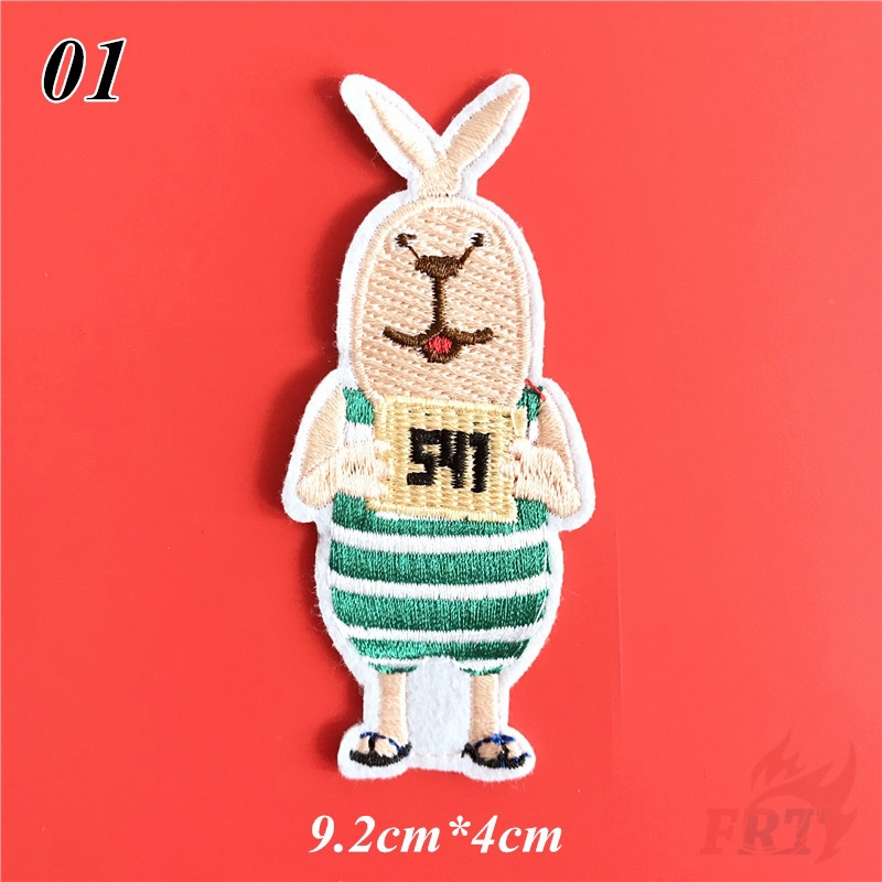 ☸ Usavich - Miếng Vá Thỏ Anime ☸ 1/2 Miếng Dán Patch Với Họa Tiết Thêu Hình Các Huy Hiệu