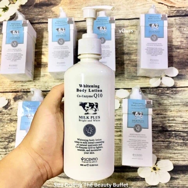 Sữa dưỡng thể MILK PLUS Bright & White Whitening Body Lotion Co Enzyme Q10