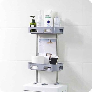 Kệ nhôm 2 tầng toilet