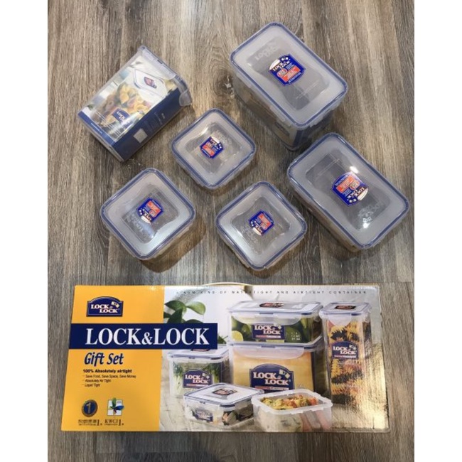 Bộ hộp nhựa LOCK&LOCK 6 hộp đủ kích thước, đáp ứng mọi nhu cầu (CHÍNH HÃNG) | BigBuy360 - bigbuy360.vn