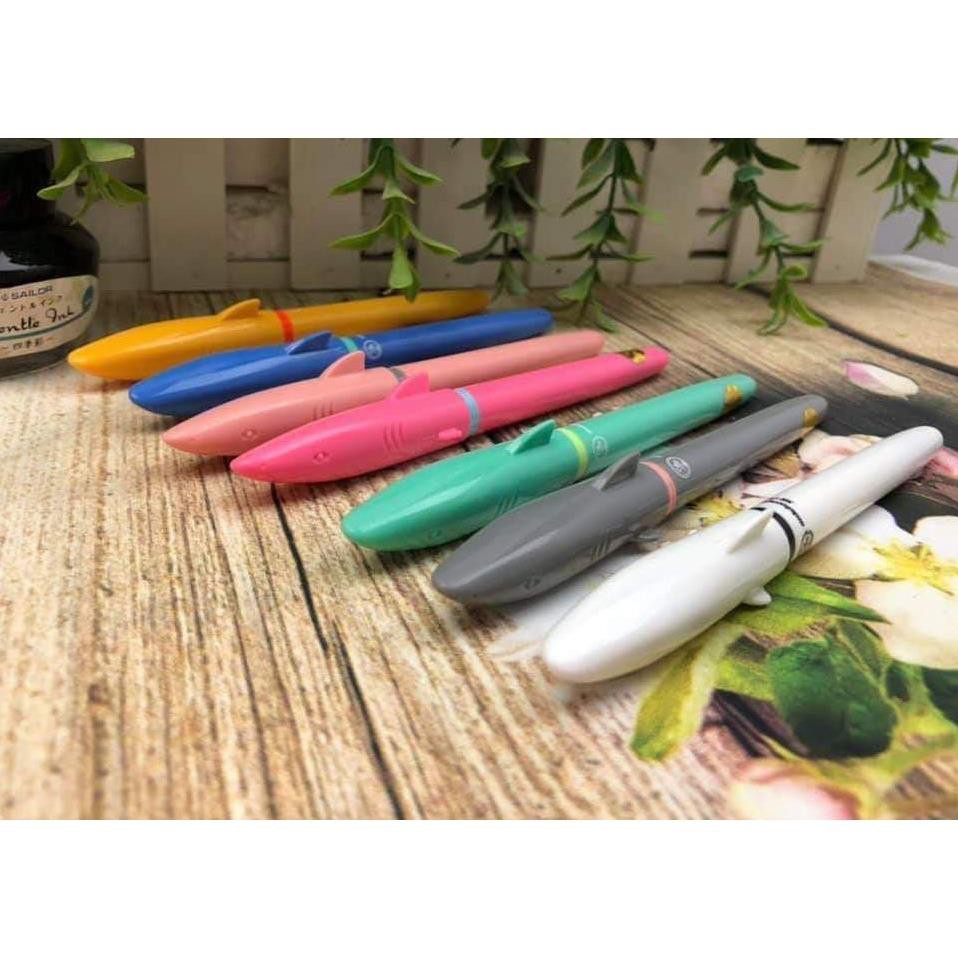 Bút Mài Thầy Ánh SH067, Bút Cá Mập Con, Dành Cho Lớp 1,2 Nét Siêu Mảnh, Thiết Kế Đáng Yêu