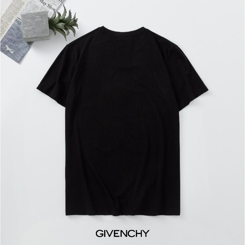 Áo Thun Cotton Ngắn Tay In Chữ Givenchy Thời Trang Cho Nam Và Nữ