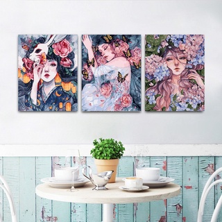 Tranh tô màu theo số Madoca - Tranh sơn dầu số hóa Tổng Hợp kích thước 40x50cm
