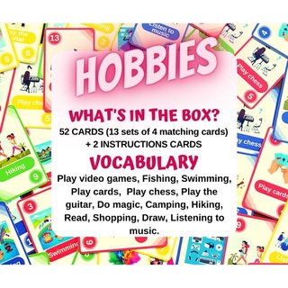 GO FISH GAME “HOBBIES”