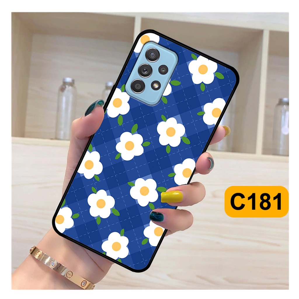 Ốp Samsung A52 - A53 - A72 - A73 in hình hoa cỏ nhẹ nhàng,họa tiết caro xinh xắn.ốp lưng chống sốc
